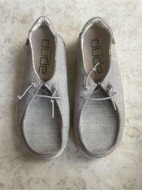 Hey Dude Kids Slip-On Loafers in Light Gray